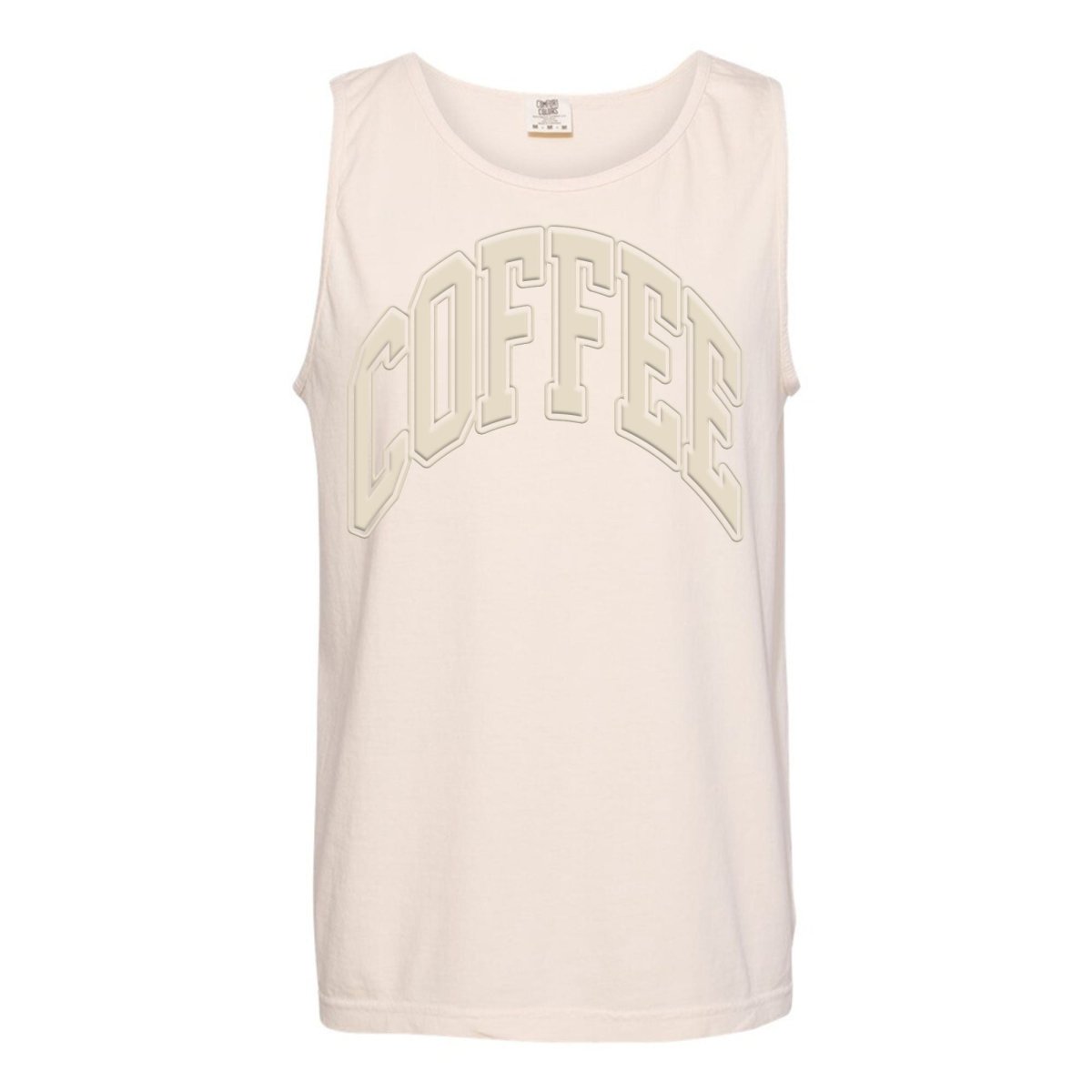 'Coffee' PUFF Tank Top - United Monograms