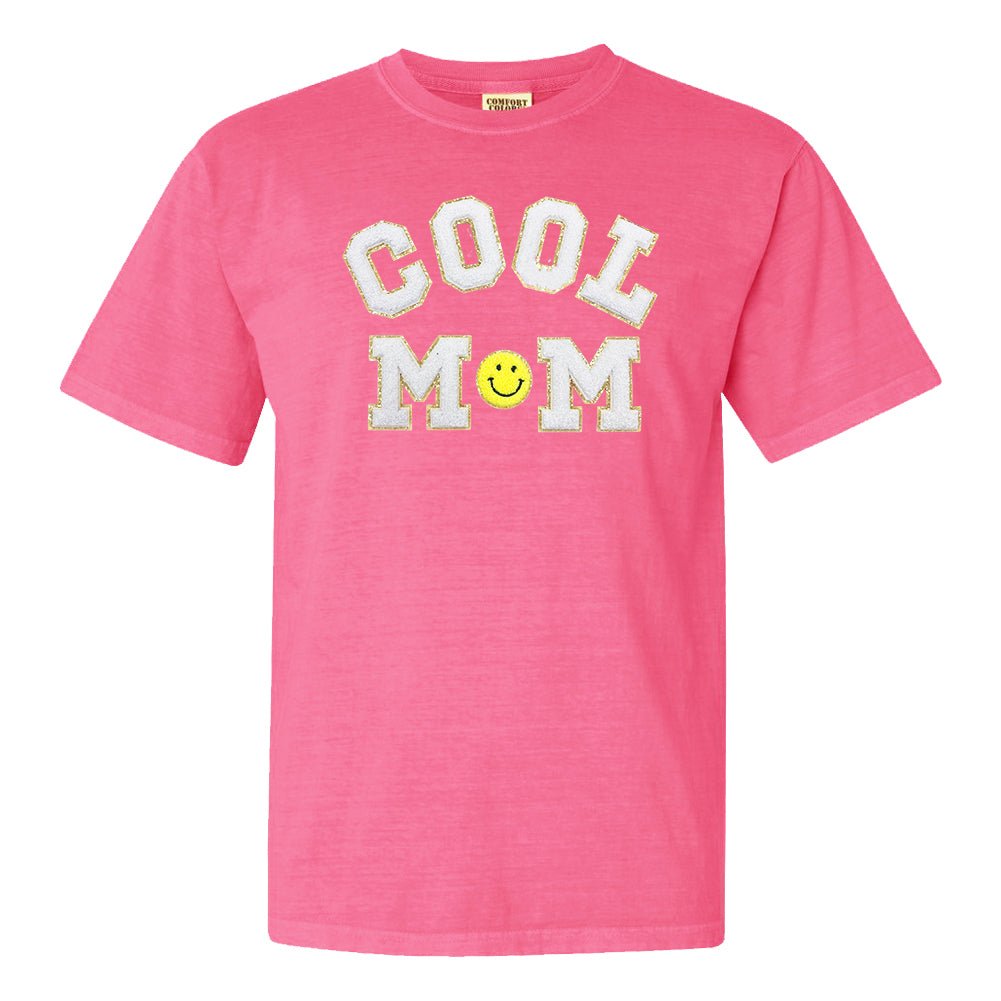 Cool Mom Letter Patch T-Shirt - United Monograms