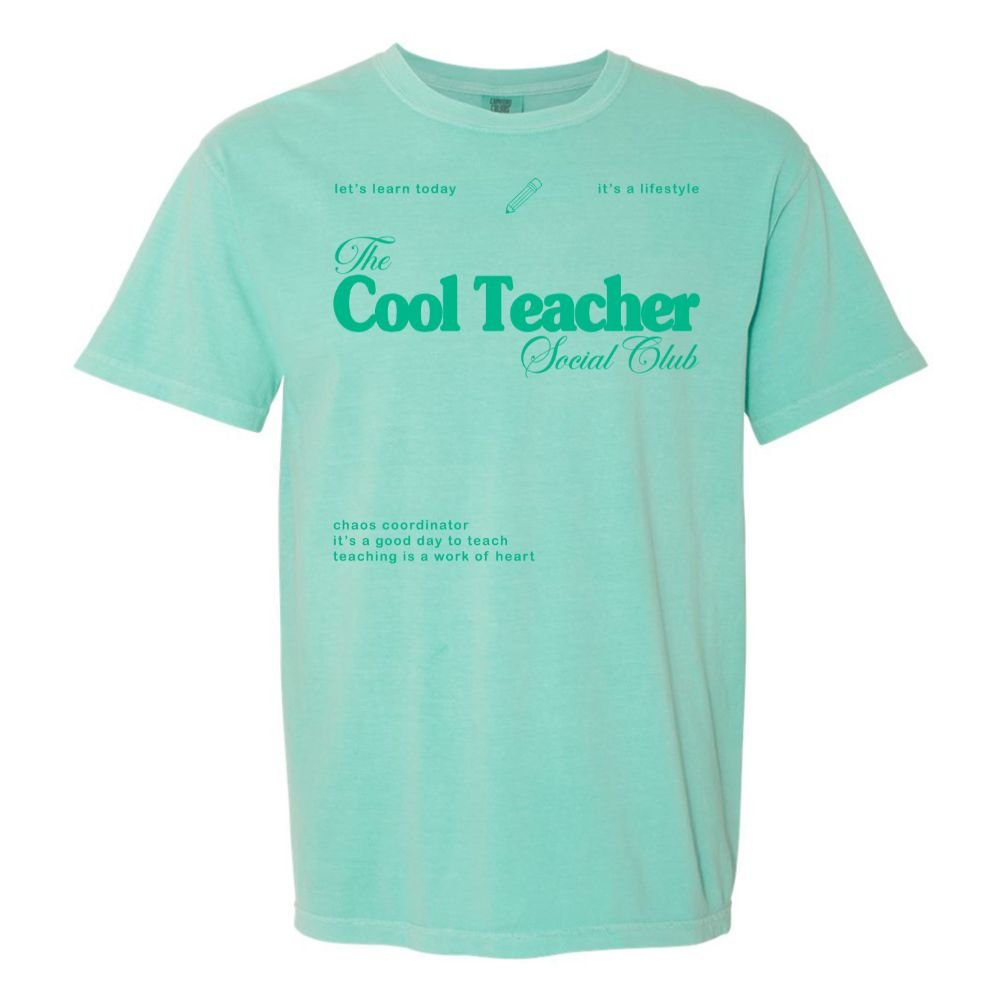 'Cool Teacher Social Club' T-Shirt - United Monograms