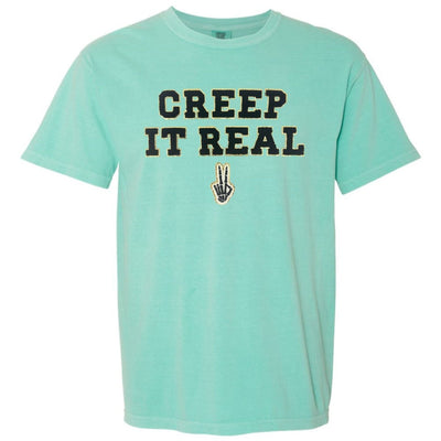 'Creep It Real' Letter Patch T-Shirt - United Monograms