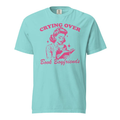 'Crying Over Book Boyfriends' T-Shirt - United Monograms