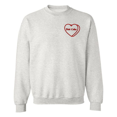 'Diet Coke Candy Heart' Crewneck Sweatshirt - United Monograms