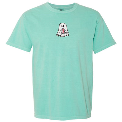 'Diet Coke Ghost' Embroidered T-Shirt - United Monograms