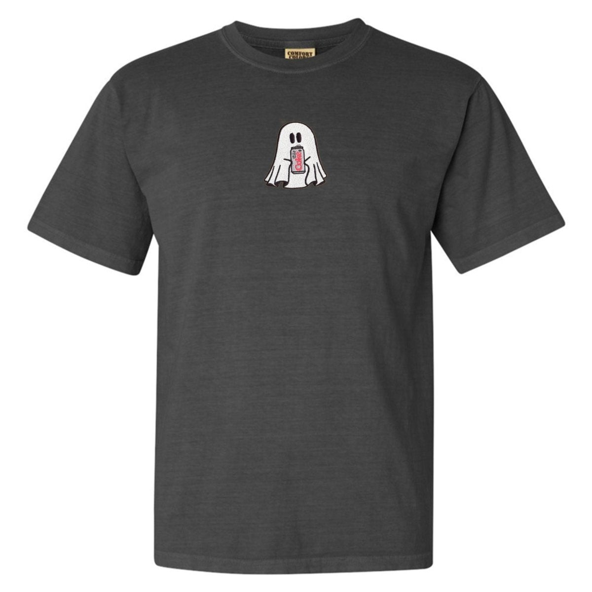 'Diet Coke Ghost' Embroidered T-Shirt - United Monograms