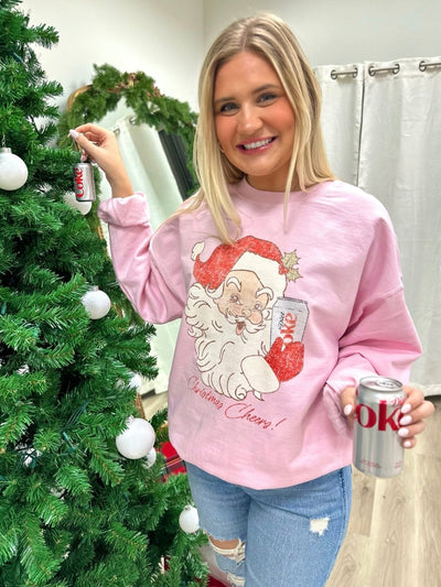 'Diet Coke Santa' Crewneck Sweatshirt - United Monograms