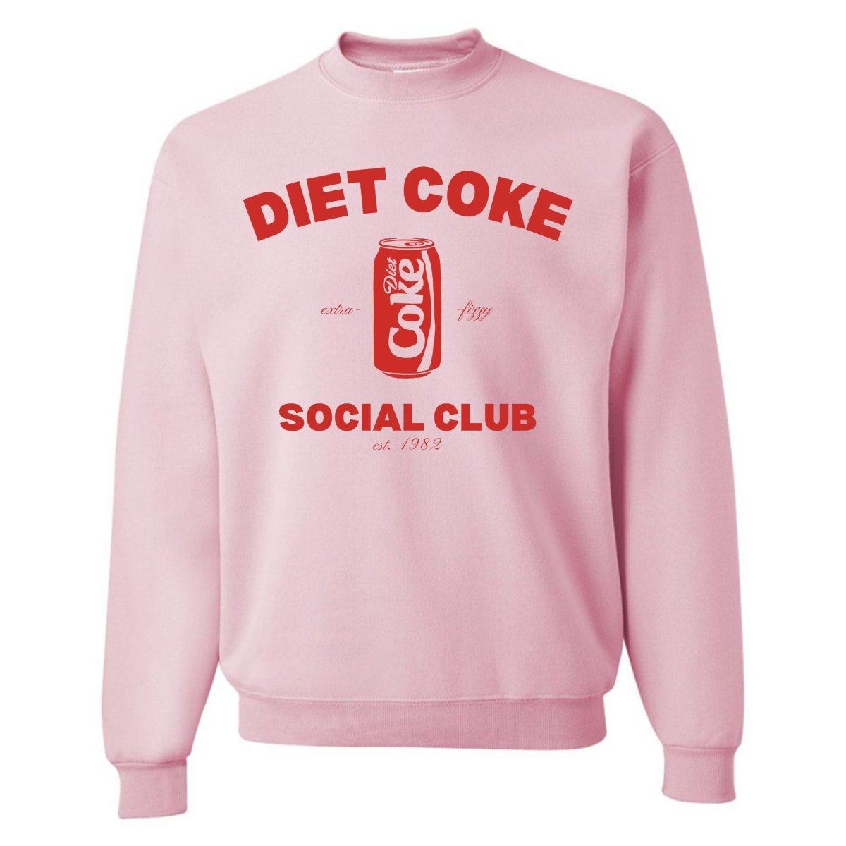 'Diet Coke Social Club' Crewneck Sweatshirt - United Monograms