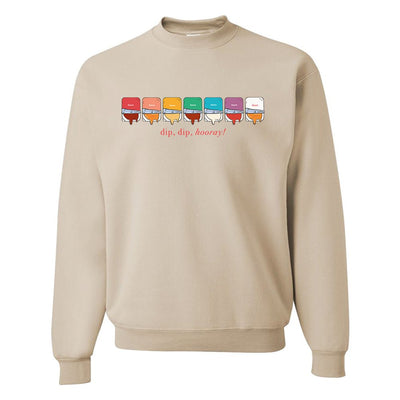 'Dip, Dip, Hooray' Crewneck Sweatshirt - United Monograms