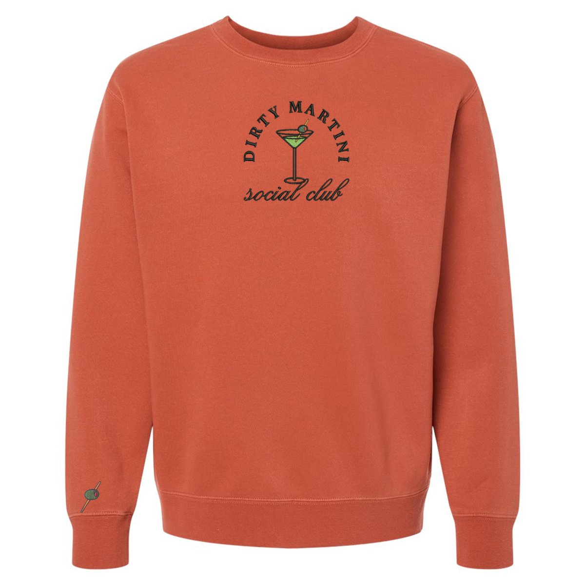 'Dirty Martini Social Club' Cozy Crew - United Monograms