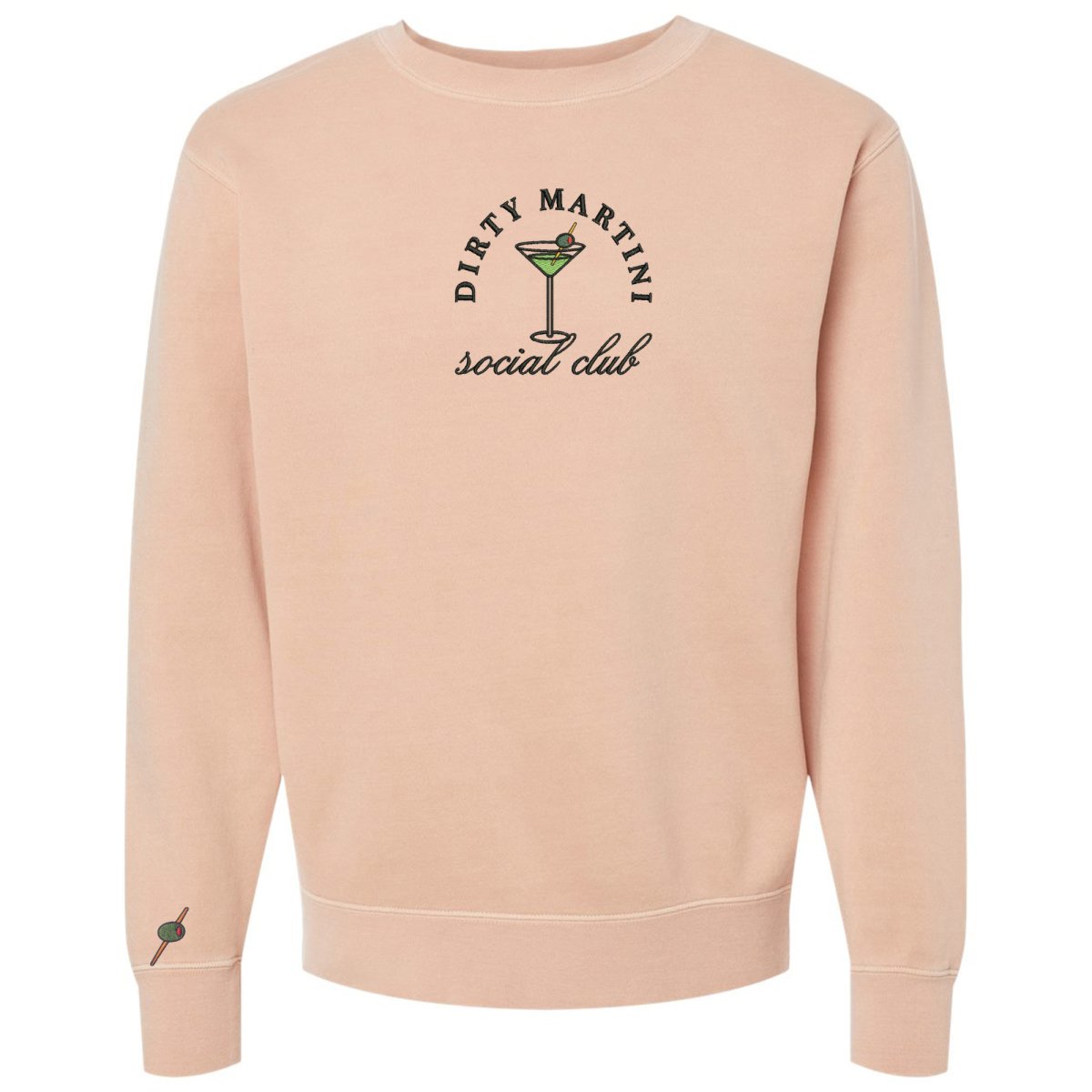 'Dirty Martini Social Club' Cozy Crew - United Monograms