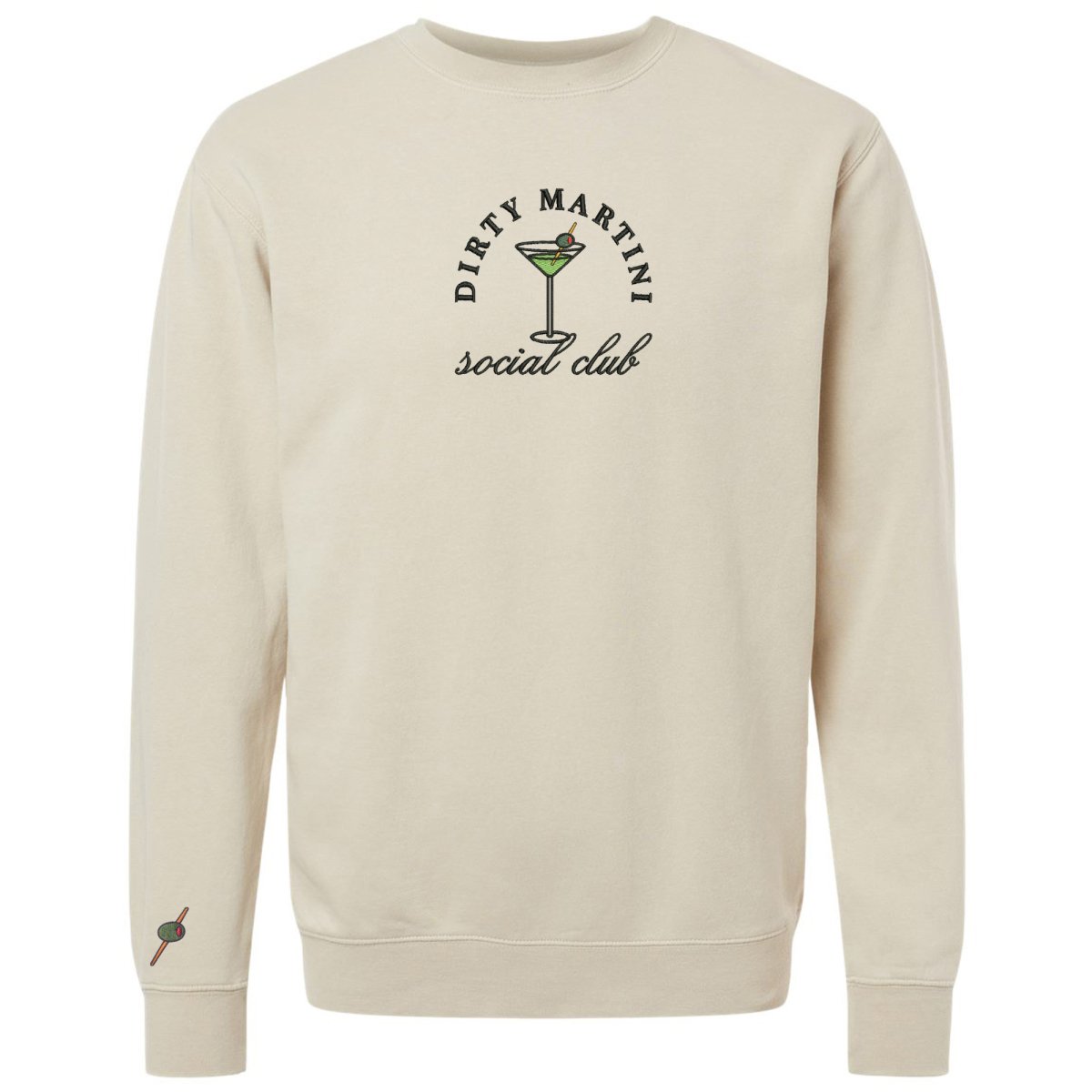 'Dirty Martini Social Club' Cozy Crew - United Monograms