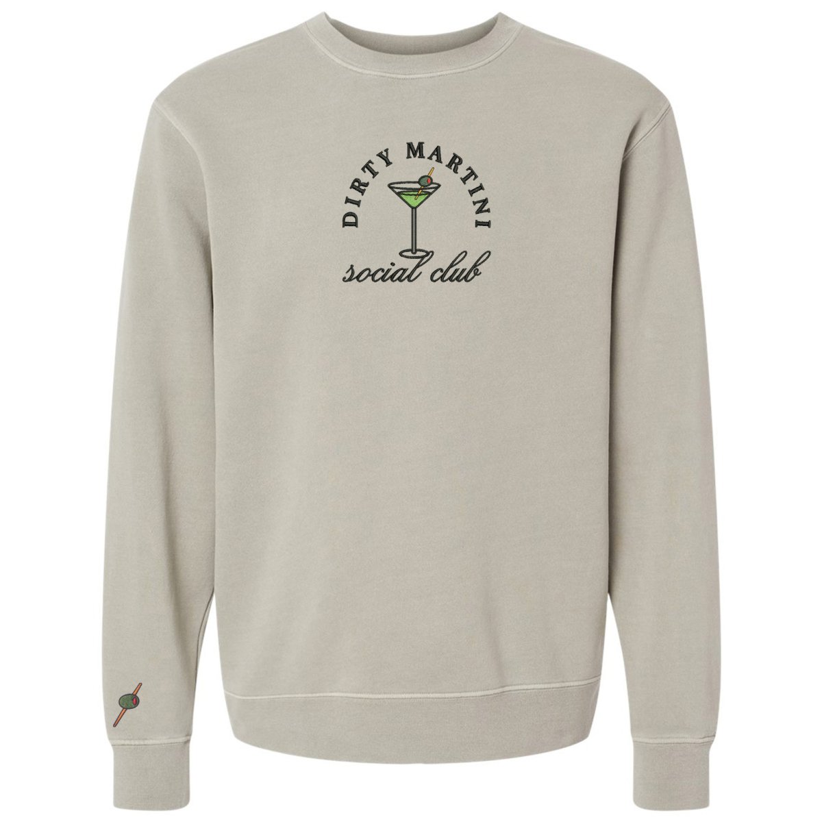 'Dirty Martini Social Club' Cozy Crew - United Monograms