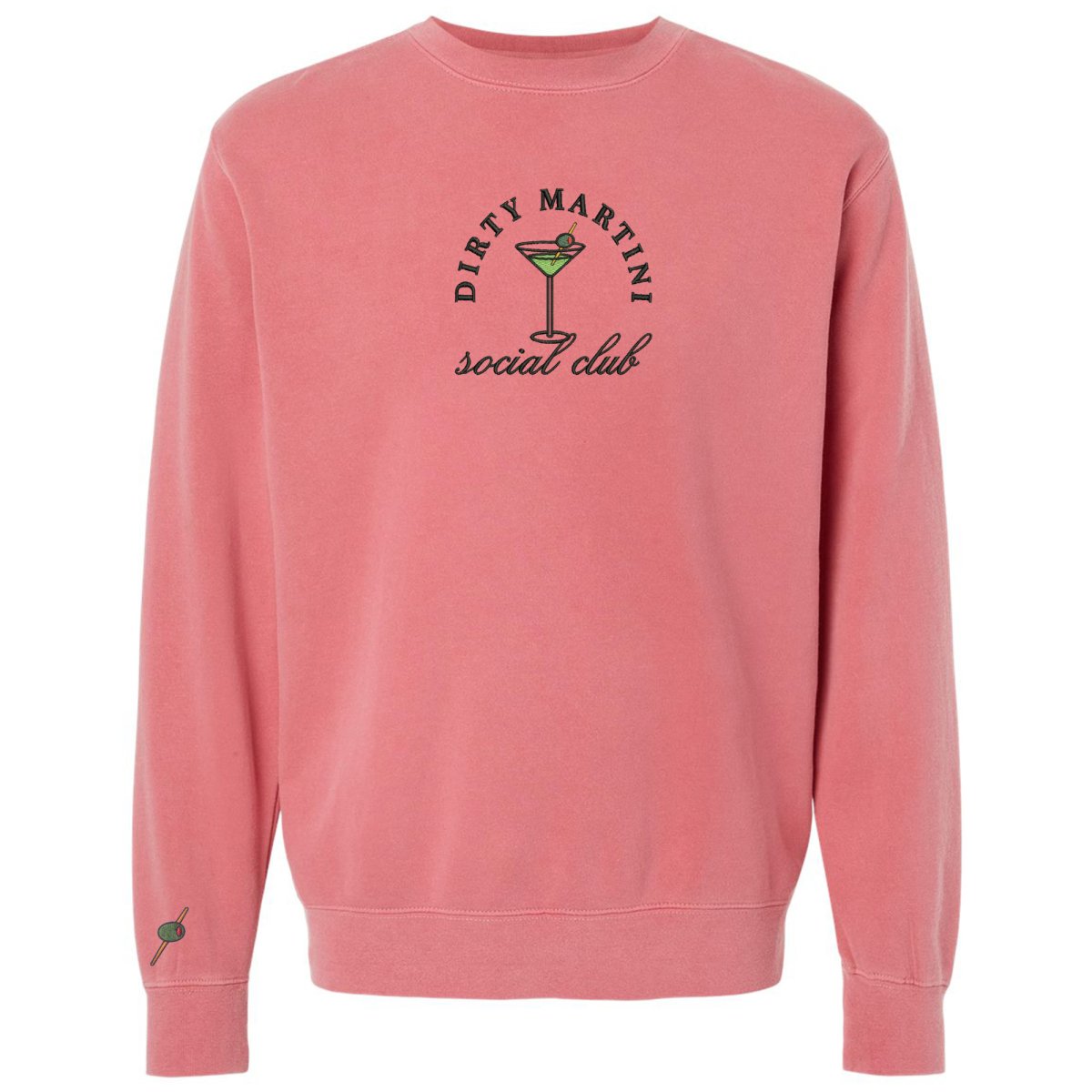 'Dirty Martini Social Club' Cozy Crew - United Monograms