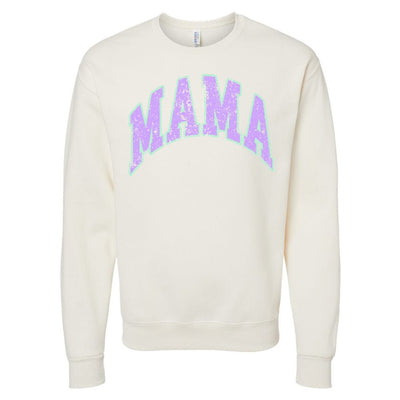 'Distressed 'Varsity 'Mama' Crewneck Sweatshirt - United Monograms