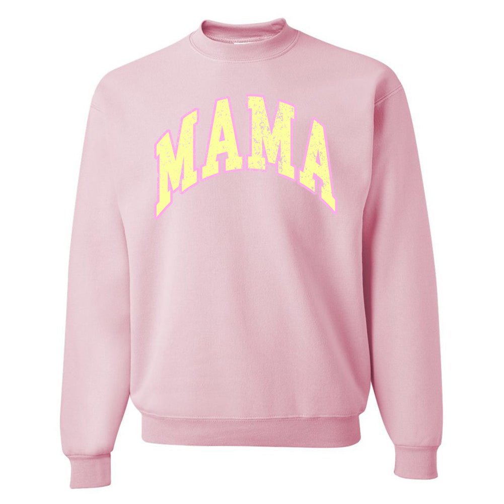 'Distressed 'Varsity 'Mama' Crewneck Sweatshirt - United Monograms