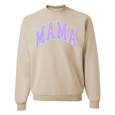 'Distressed 'Varsity 'Mama' Crewneck Sweatshirt - United Monograms