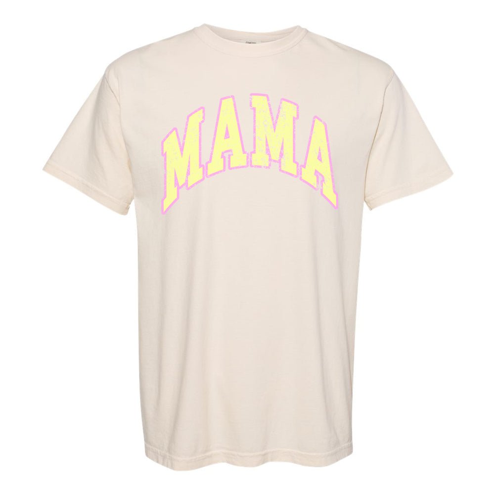 'Distressed Varsity Mama' T-Shirt - United Monograms