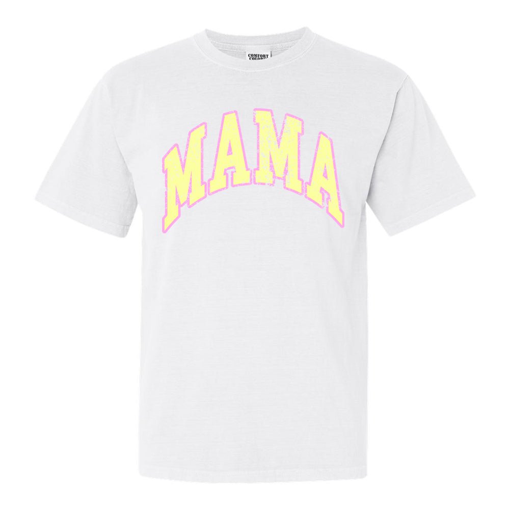 'Distressed Varsity Mama' T-Shirt - United Monograms