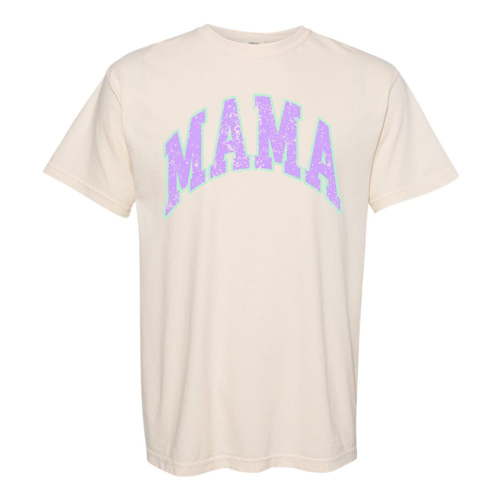 'Distressed Varsity Mama' T-Shirt - United Monograms