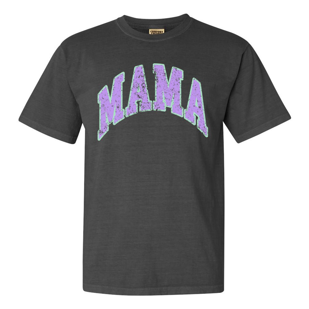 'Distressed Varsity Mama' T-Shirt - United Monograms