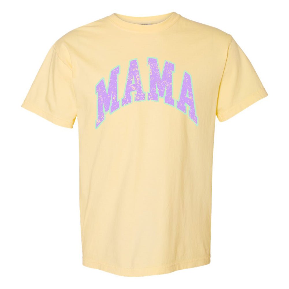 'Distressed Varsity Mama' T-Shirt - United Monograms