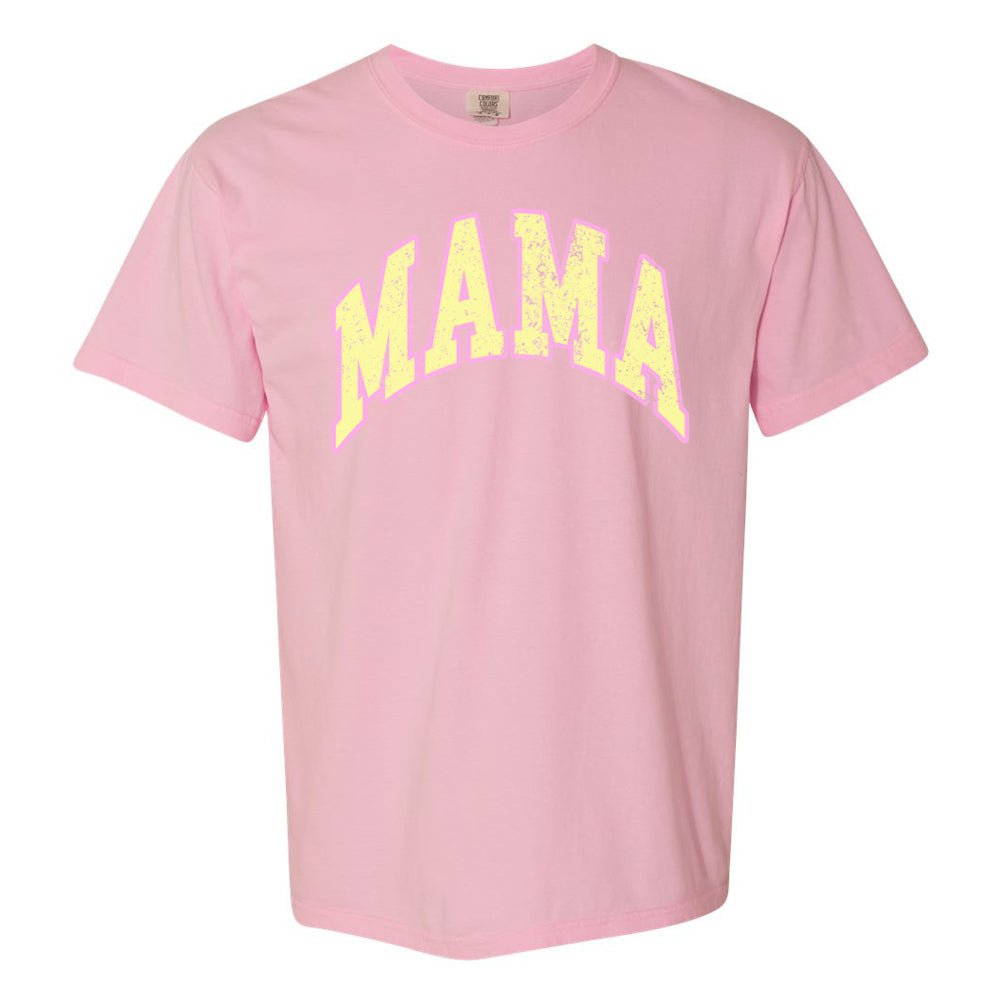 'Distressed Varsity Mama' T-Shirt - United Monograms