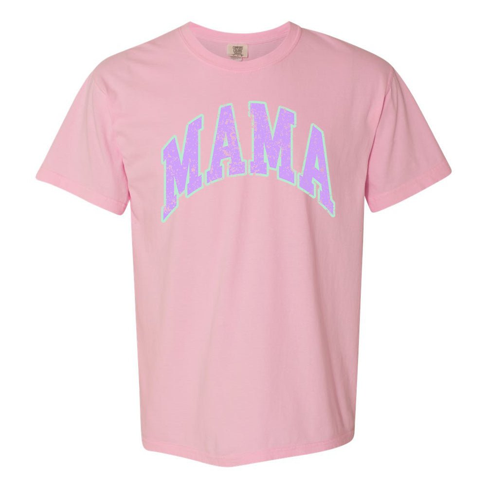 'Distressed Varsity Mama' T-Shirt - United Monograms