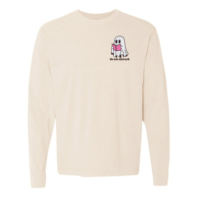 'Do Not Disturb' Embroidered Long Sleeve T-Shirt - United Monograms