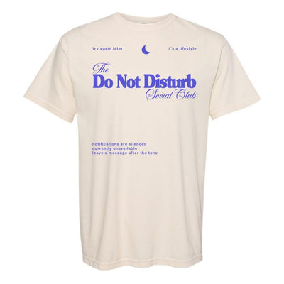 'Do Not Disturb Social Club' T-Shirt - United Monograms