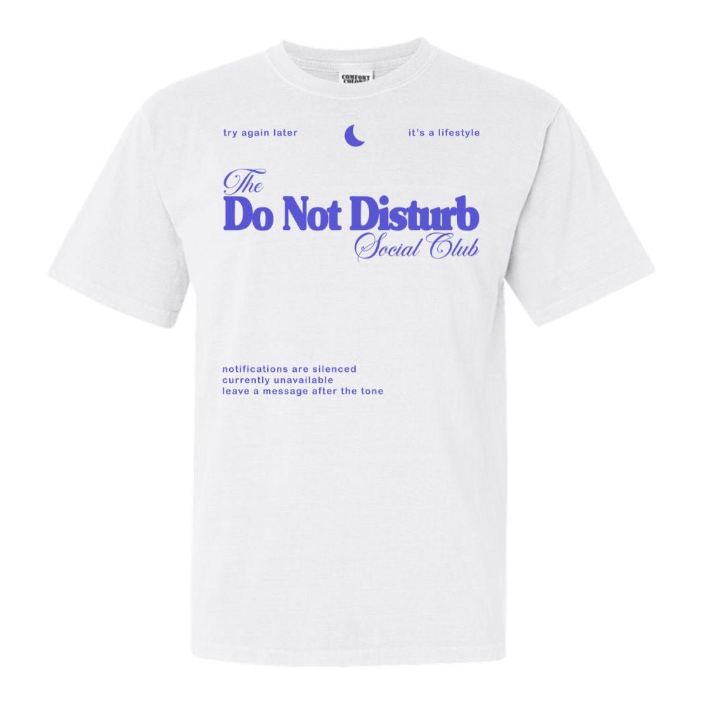 'Do Not Disturb Social Club' T-Shirt - United Monograms