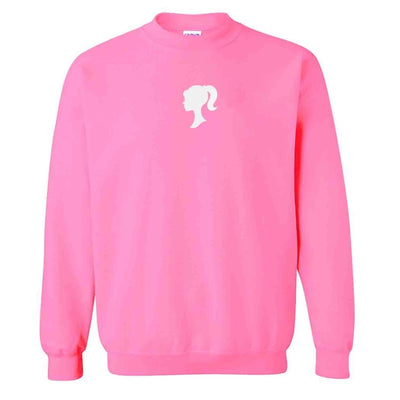 'Doll Silhouette' Crewneck Sweatshirt - United Monograms