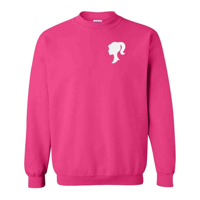 'Doll Silhouette' Crewneck Sweatshirt - United Monograms