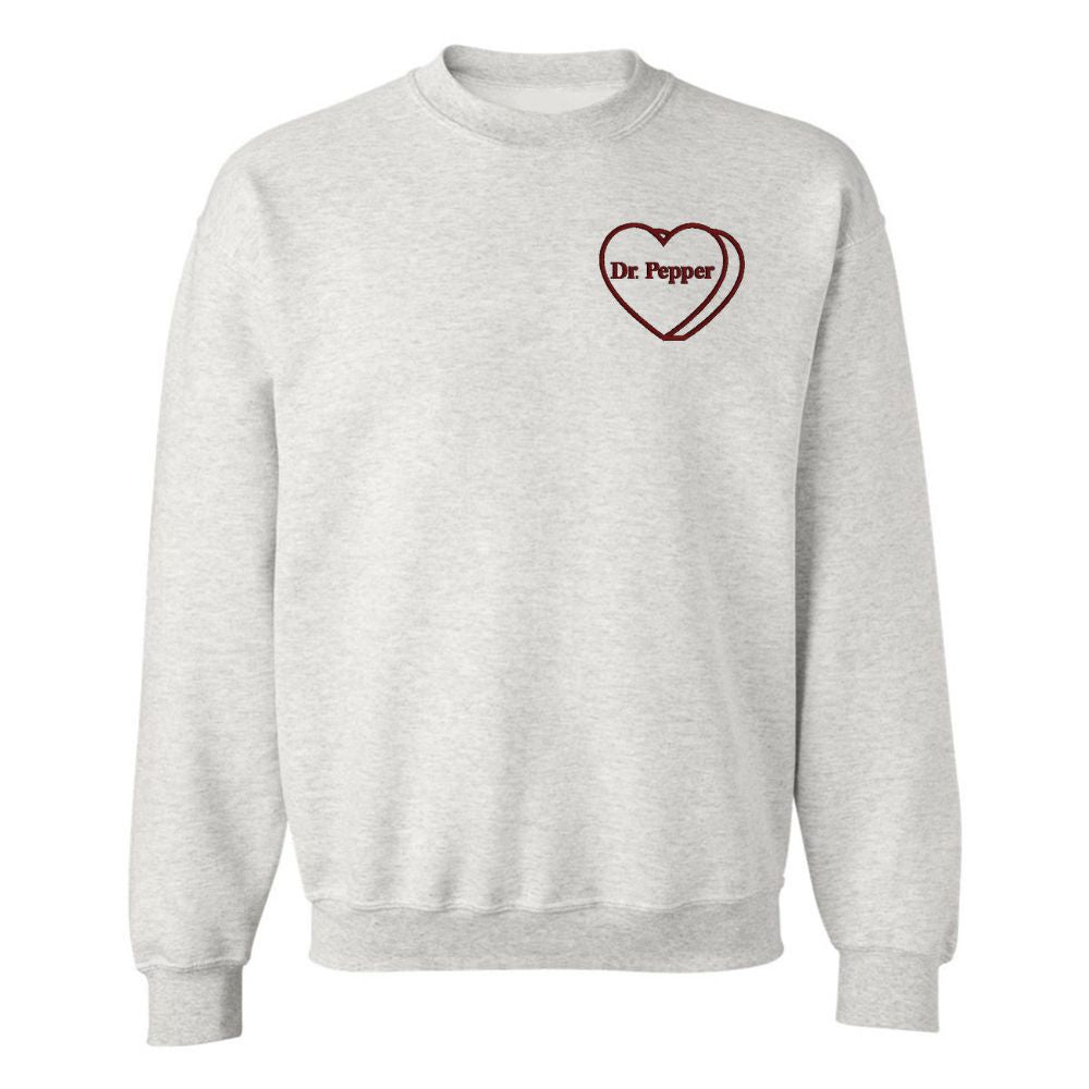 'Dr. Pepper Candy Heart' Crewneck Sweatshirt - United Monograms