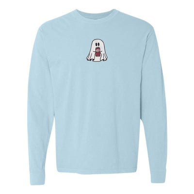 'Dr. Pepper Ghost' Embroidered Long Sleeve T-Shirt - United Monograms