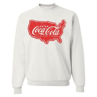 'Drink Cola Road Trip' Crewneck Sweatshirt - United Monograms