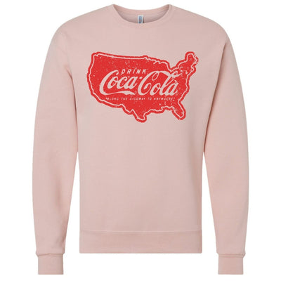 'Drink Cola Road Trip' Crewneck Sweatshirt - United Monograms