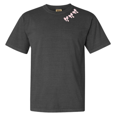 Embroidered 'Bow Collar' T-Shirt - United Monograms
