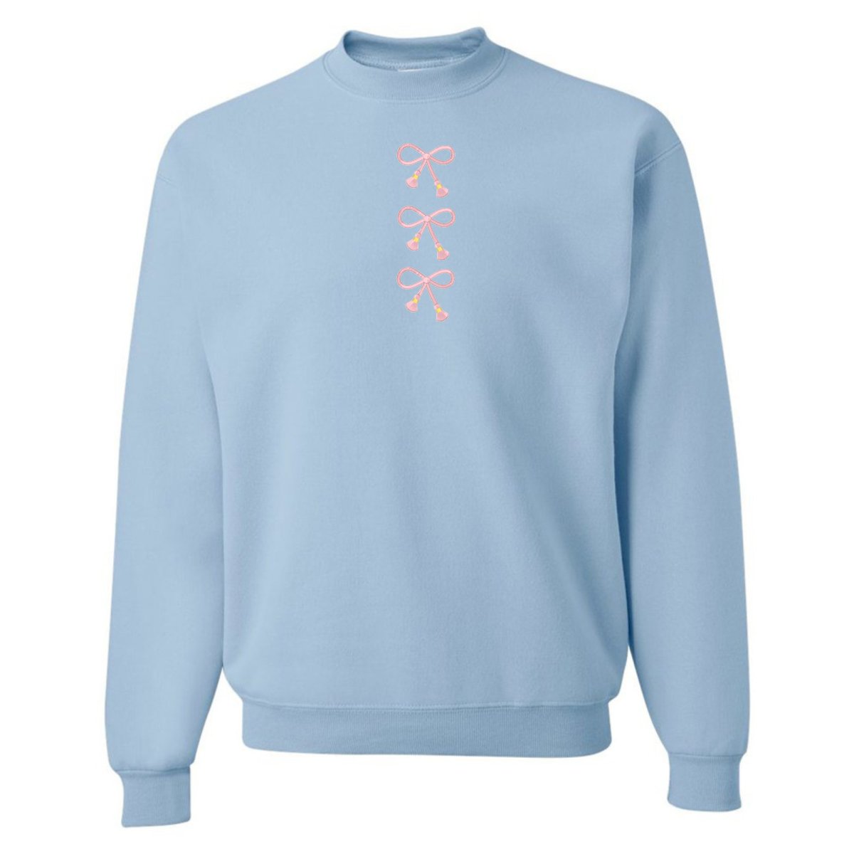 Embroidered Tasseled 'Bows' Sweatshirt - United Monograms