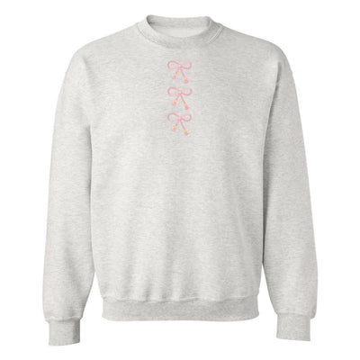 Embroidered Tasseled 'Bows' Sweatshirt - United Monograms