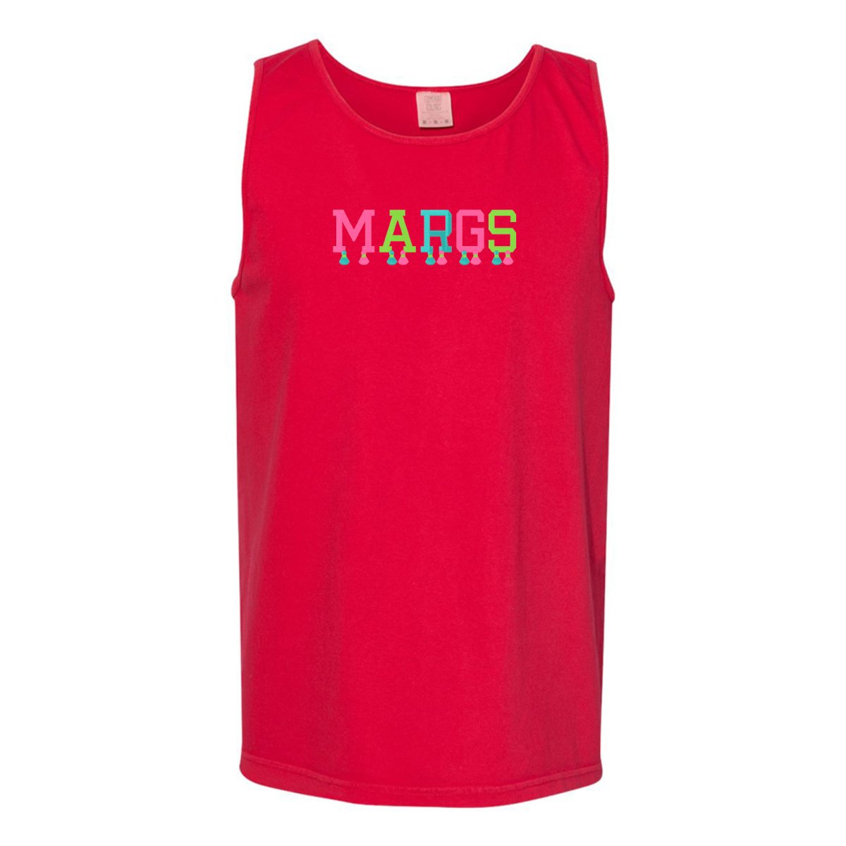Embroidered Tasseled 'Margs' Tank Top - United Monograms