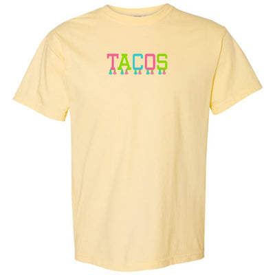 Embroidered Tasseled 'Tacos' T-Shirt - United Monograms