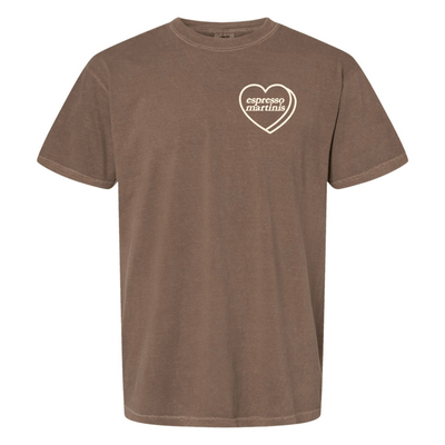 'Espresso Martini Candy Heart' Comfort Colors T-Shirt - United Monograms