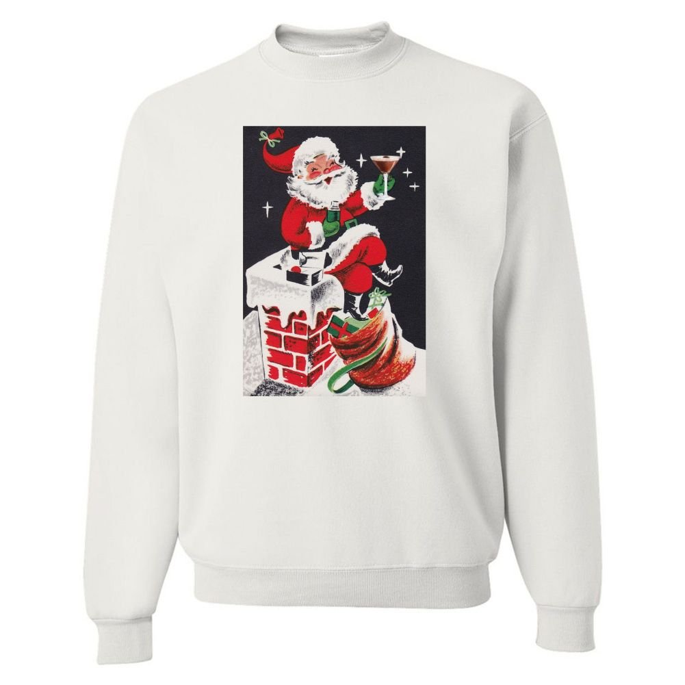 'Espresso Martini Santa' Crewneck Sweatshirt - United Monograms