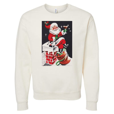 'Espresso Martini Santa' Crewneck Sweatshirt - United Monograms