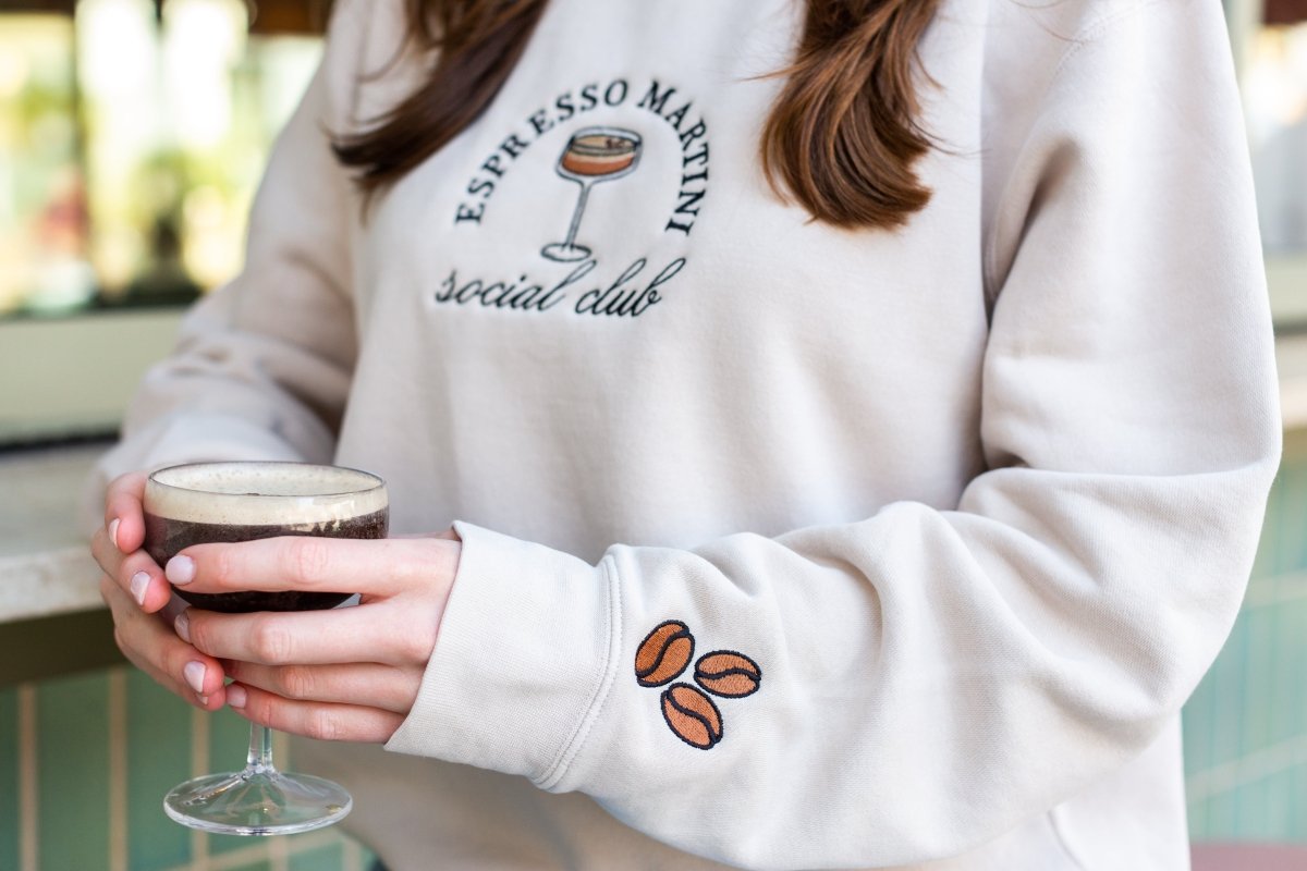 'Espresso Martini Social Club' Cozy Crew - United Monograms