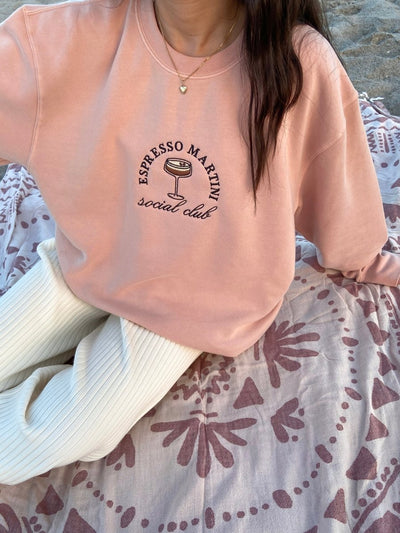 'Espresso Martini Social Club' Cozy Crew - United Monograms