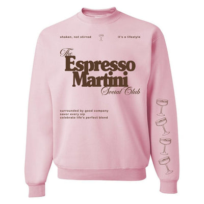 ‘Espresso Martini Social Club' Crewneck Sweatshirt - United Monograms