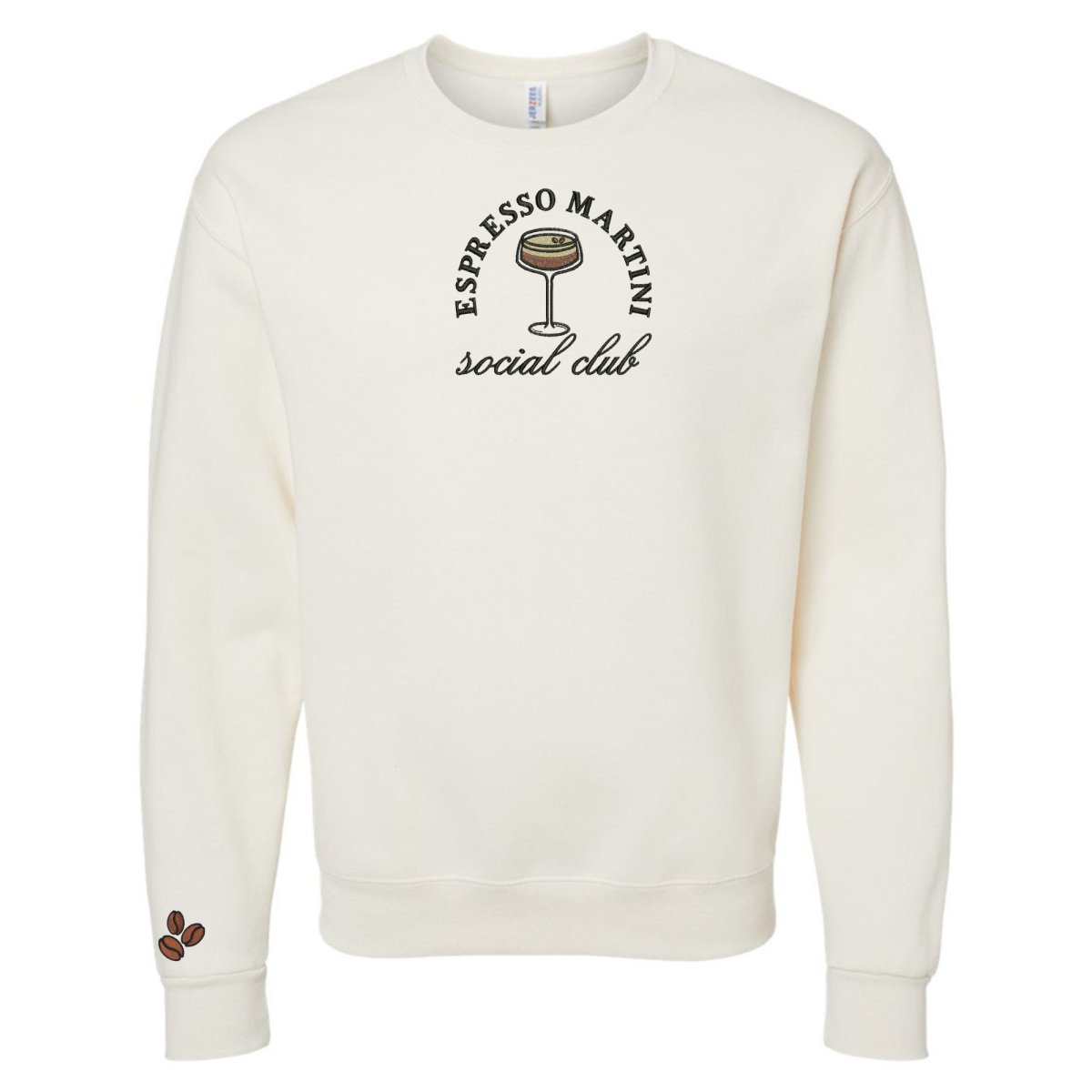 'Espresso Martini Social Club' Crewneck Sweatshirt - United Monograms
