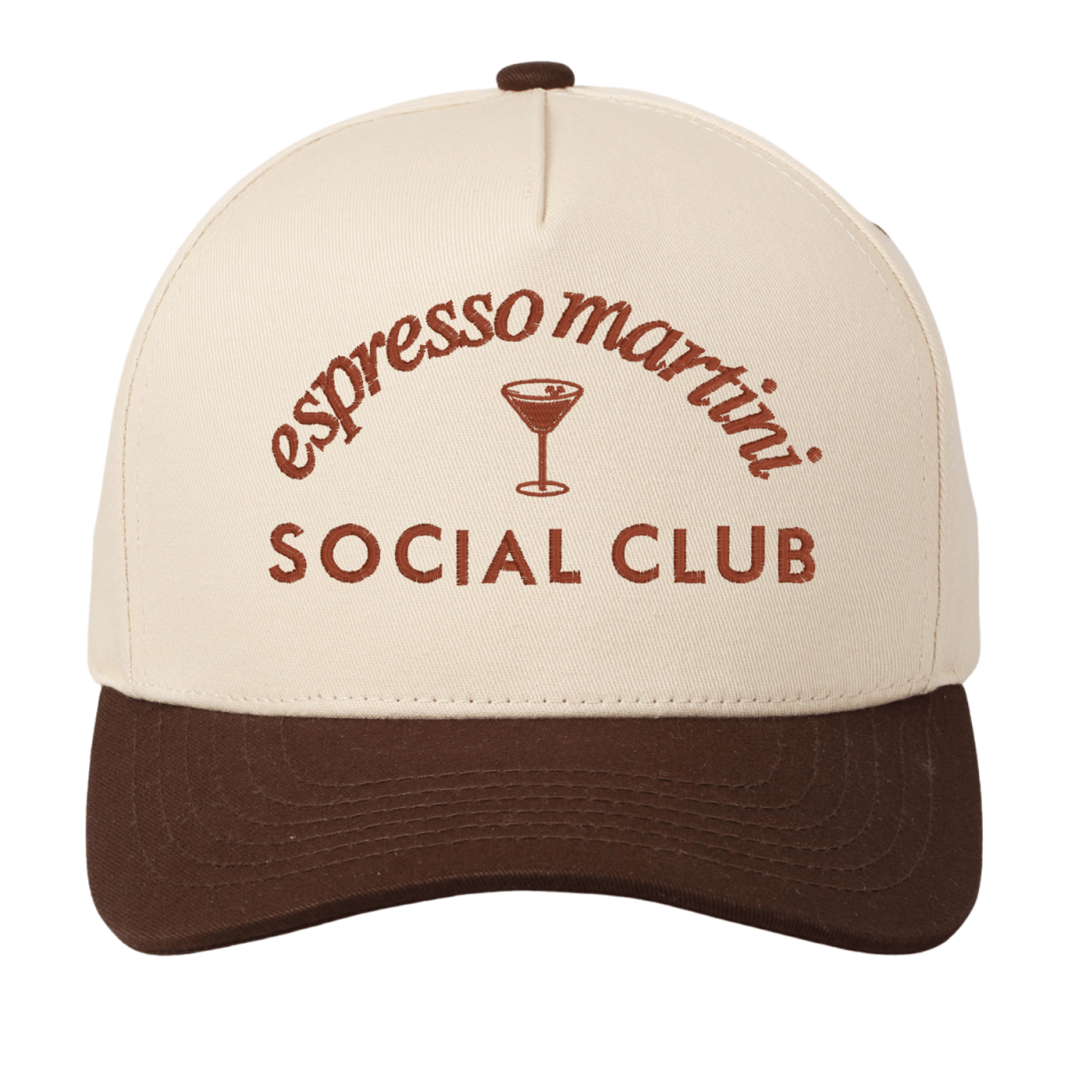 'Espresso Martini Social Club' Snapback Trucker Hat - United Monograms