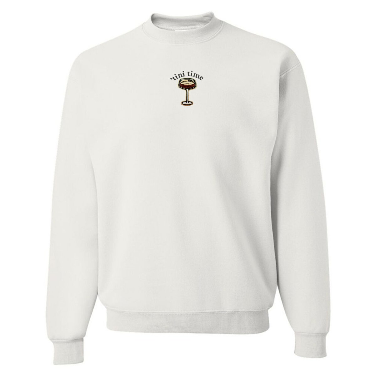 'Espresso 'Tini Time' Crewneck Sweatshirt - United Monograms