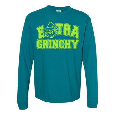 'Extra Grinchy' Puff Long Sleeve T - Shirt - United Monograms